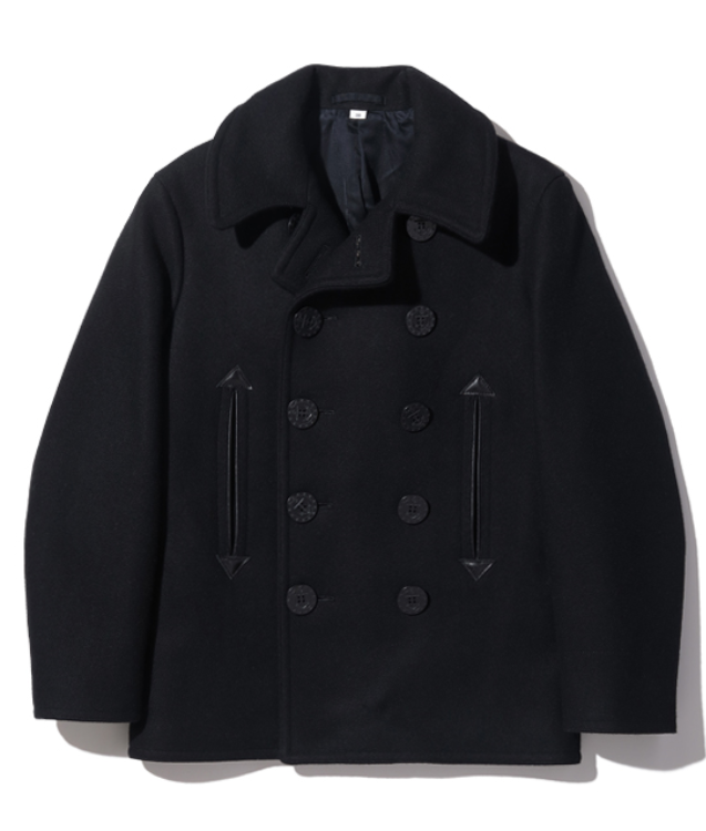 WILLIAM GIBSON COLLECTION Type BLACK PEA COAT - BR12394